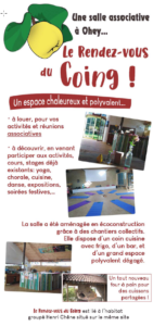 Flyer de présentation du Rendez-vous du coing / recto