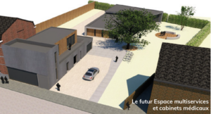 Le futur Espace multiservices et cabinets médicaux