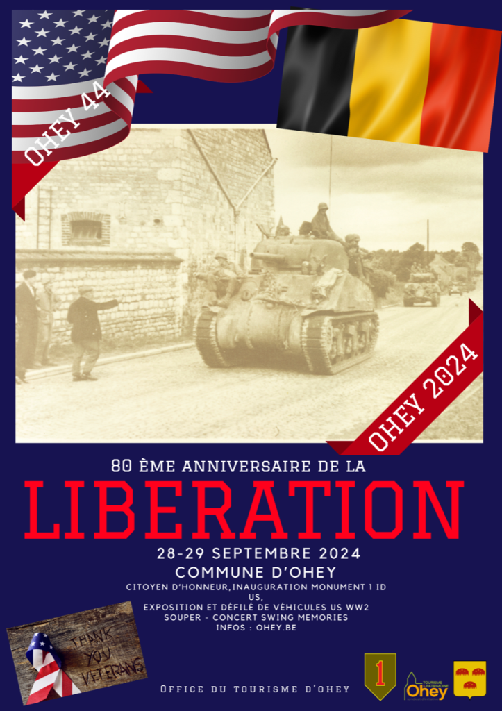affiche annonçant la commémoration de la Libération