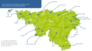 carte de la la Wallonie