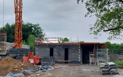 Le chantier avance à grands pas…