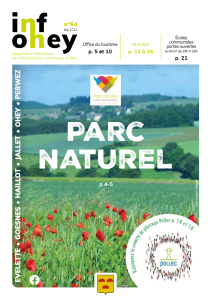 La Une du bulletin communal d'été n°64