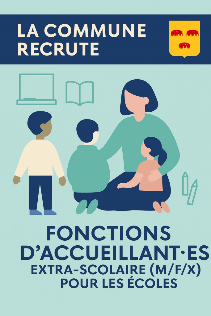 LA COMMUNE D’OHEY CONSTITUE UNE RÉSERVE DE RECRUTEMENT POUR DES FONCTIONS D'ACCUEILLANT-ES EXTRA-SCOLAIRE (M/F/X) POUR LES ÉCOLES COMMUNALES D'OHEY