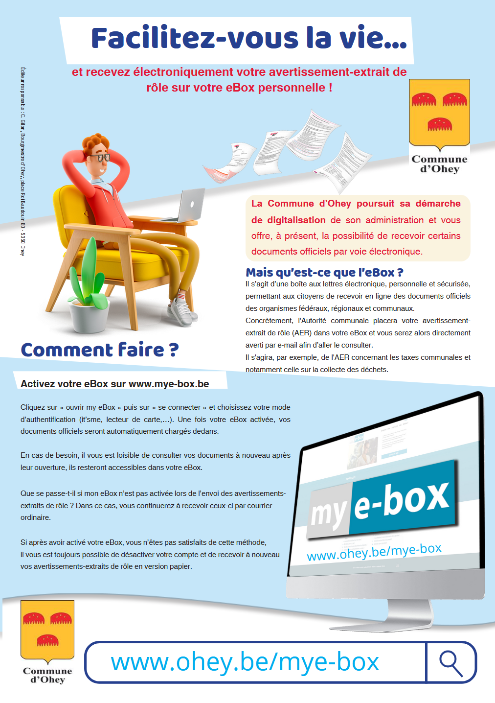 Affiche "Facilitez-vous la vie avec my ebox"