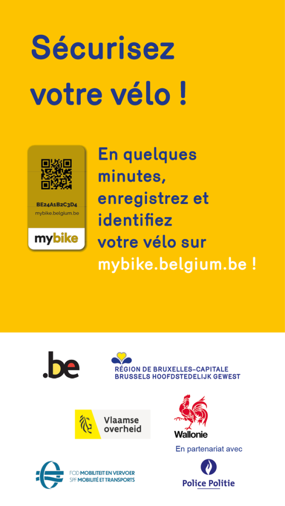 Grâce à ce sticker, votre vélo a une carte d'identité… et vous, une chance de plus de ne pas finir à pied !