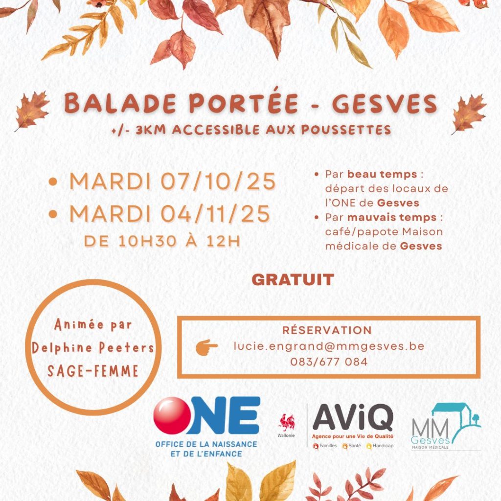 balade portée 07/10 et 04/11