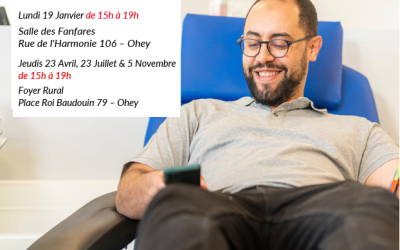 Collectes de sang mobiles en 2026 à Ohey