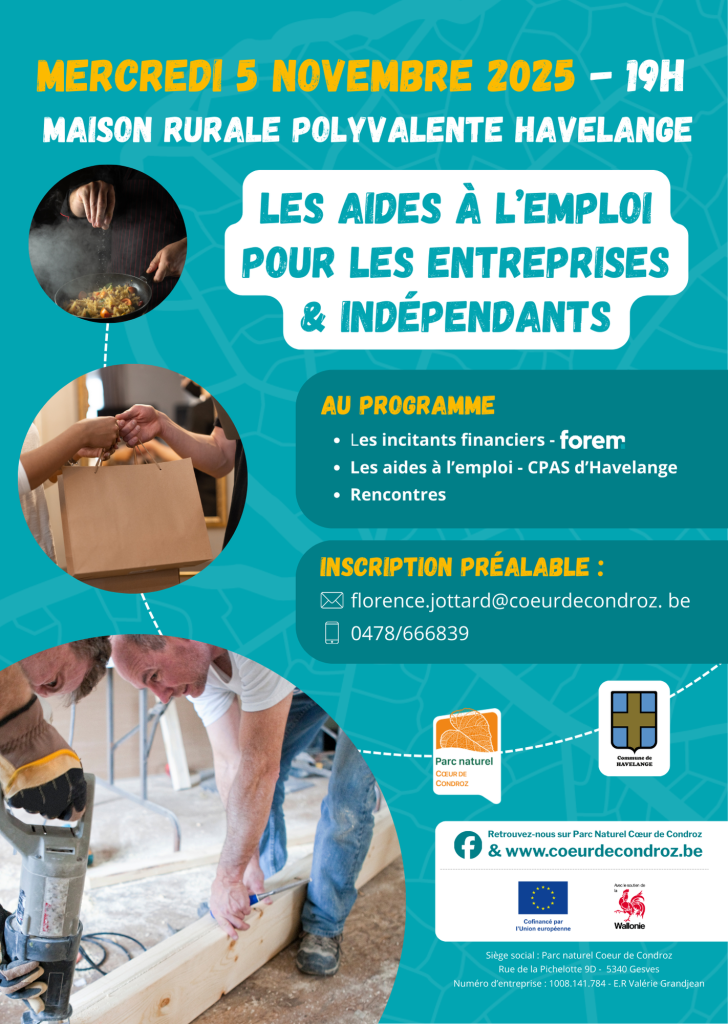 Soirée-information sur les aides à l'emploi