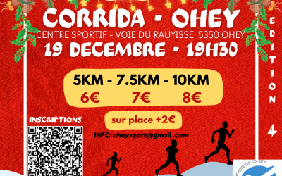 Corrida d’Ohey 2025 au Hall sportif