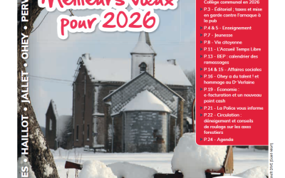 L’Inf’Ohey n°70, votre bulletin communal de l’hiver 2025-2026