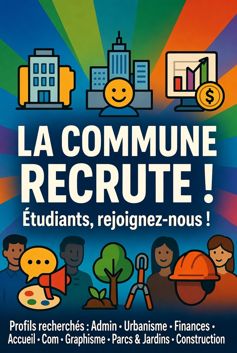 L’Administration communale d’OHEY recherche plusieurs étudiants pour la période estivale (H/F/X ) : jobs étudiants