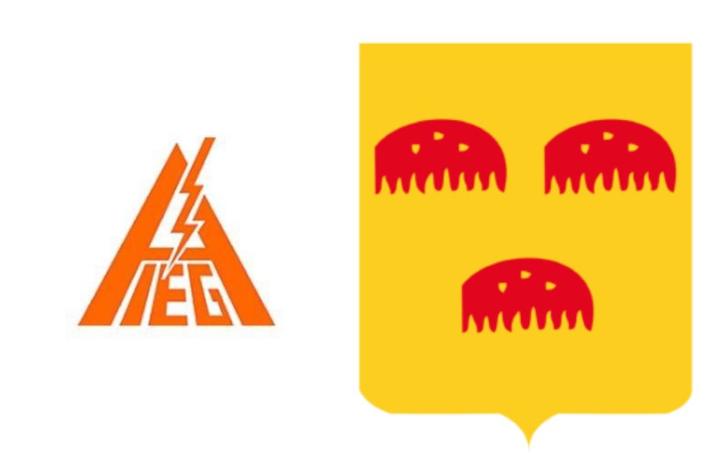 Logo de l'AIEG & le blason d'Ohey