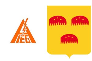 Logo de l'AIEG & le blason d'Ohey
