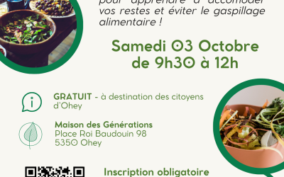 Atelier Cuisine dans le cadre d’actions Zéro déchet