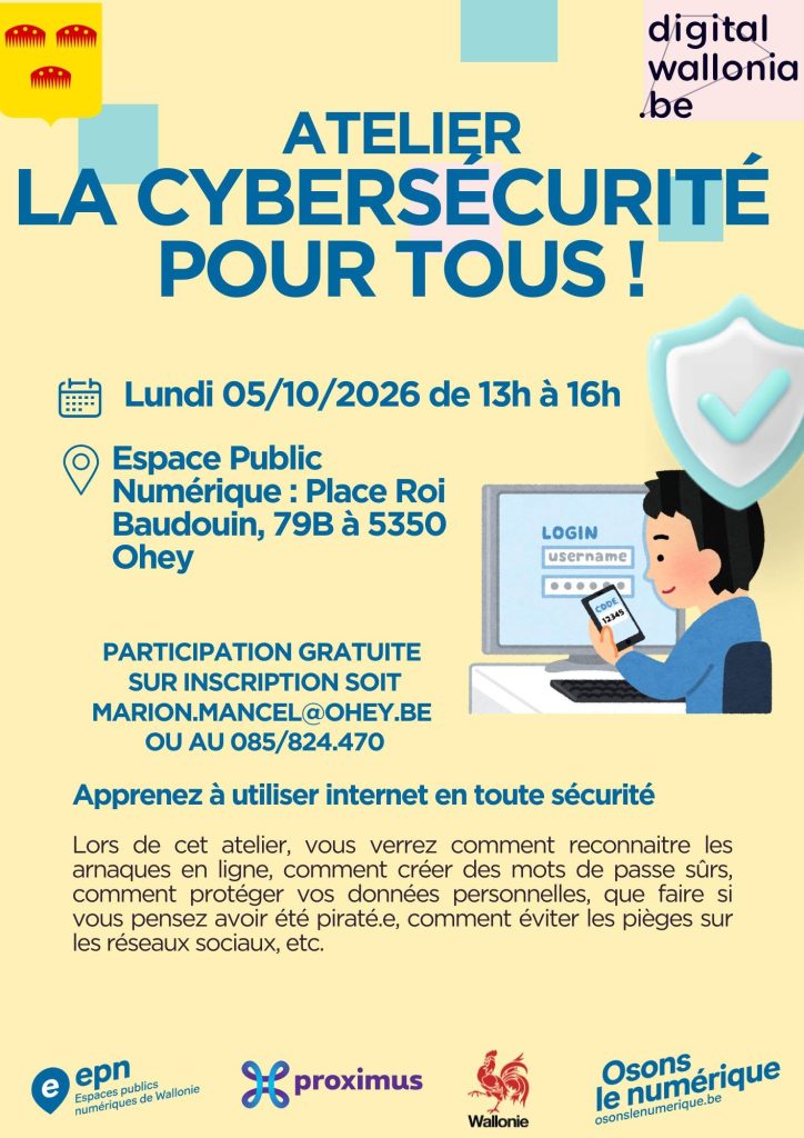 Atelier cybersécurité