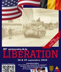 Inscription et réservation VIP (sur invitation personnelle) aux commémorations du 80e anniversaire de la libération d’Ohey (28/09/2024)