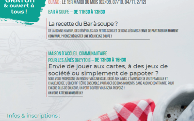 BAR à Soupe GRATUIT & ouvert à tous ! (prochain rendez-vous le 04/11/2025)