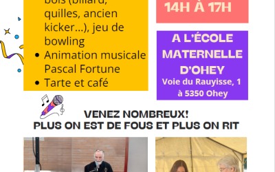 UNE APRÈS-MIDI INTERGÉNÉRATIONNELLE LUDIQUE pour les Seniors (16/07/2026)