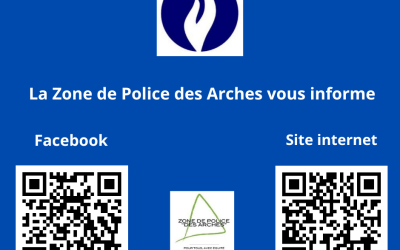 Avertissement de la Zone de Police des Arches