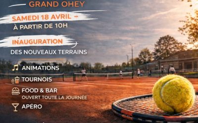 Tennis Day – Inauguration des nouveaux terrains