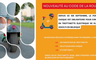 Nouvelle réglementation sur le port du casque en trottinette