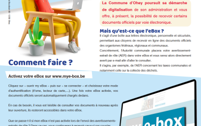 La Commune d’Ohey vous offre la possibilité de recevoir certains documents officiels par voie électronique